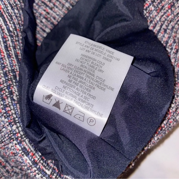 Theory - Kinde - Tweed Asymmetrical Front-Zip Moto Jacket - Size 2 - Picture 11 of 12